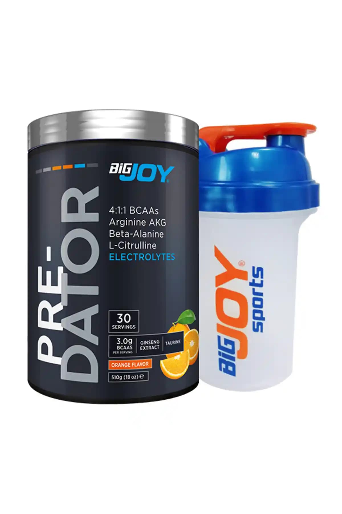 Bigjoy Sports Predator Preworkout Portakal Aroması ile Güç ve Performans Artırıcı Takviye