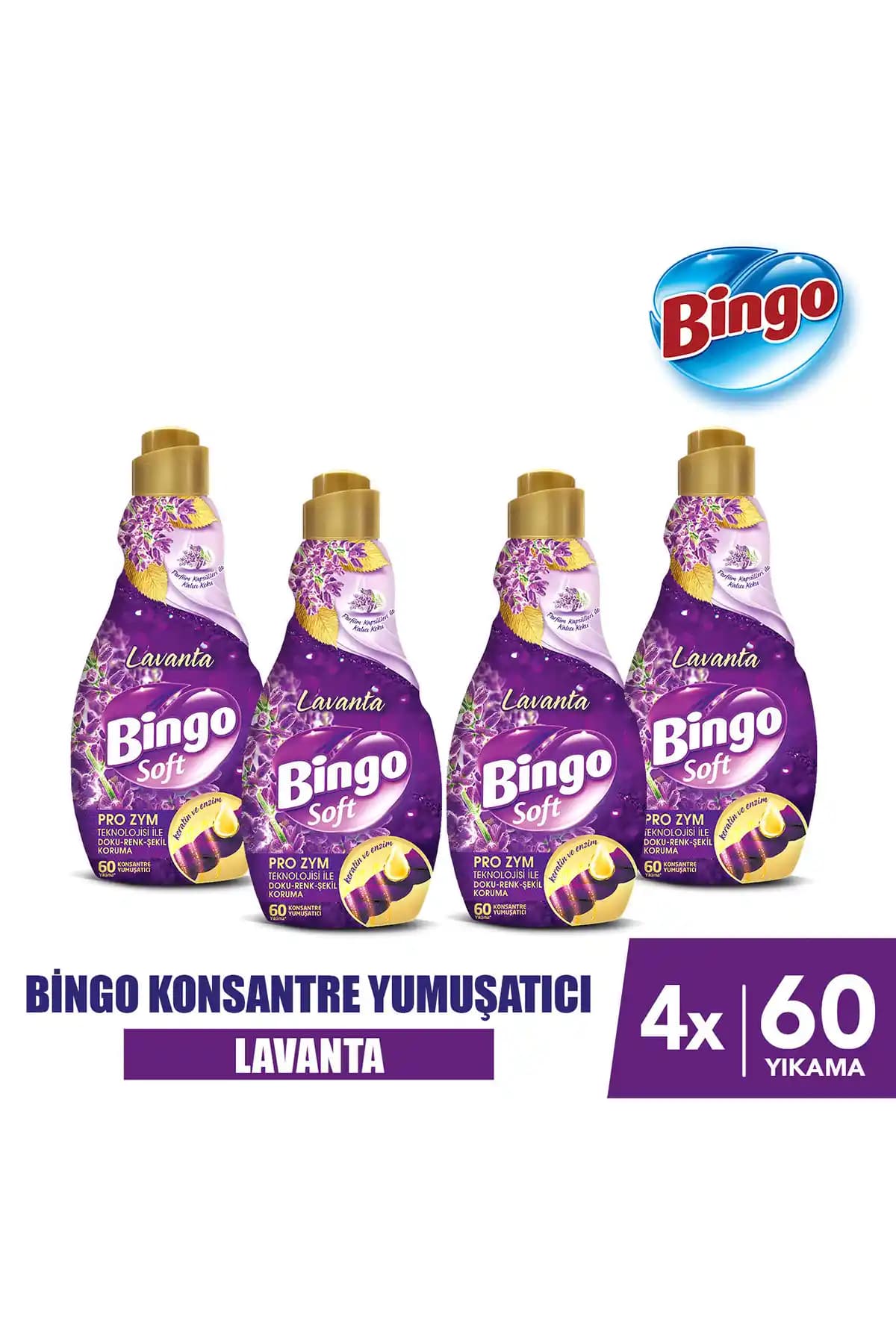 Bingo Soft Konsantre Çamaşır Yumuşatıcı Lavanta Kokusu ve Teknolojisiyle Fark Yaratıyor