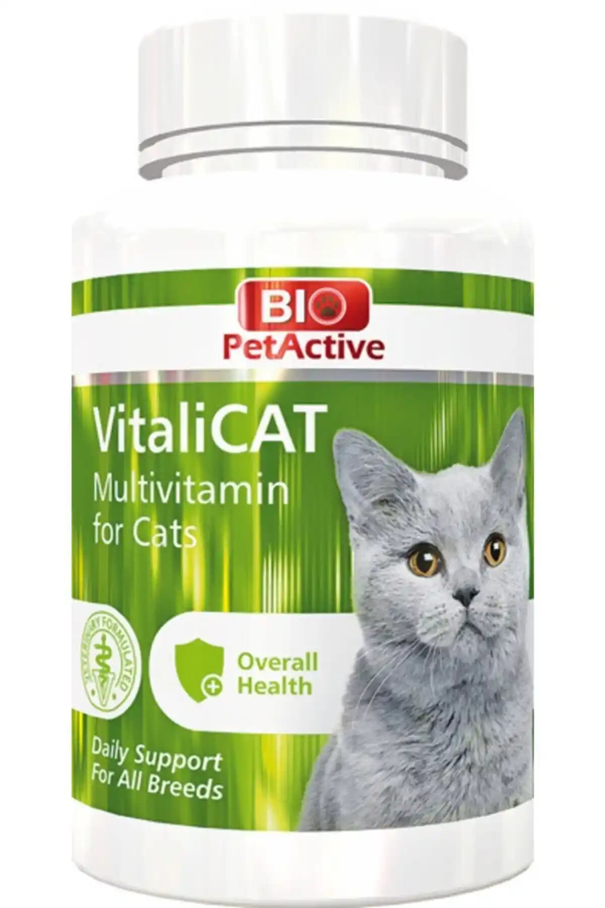 Bio PetActive Vitalicat Kedi Multivitamin Tableti ile Kedinizin Sağlığını Destekleyin