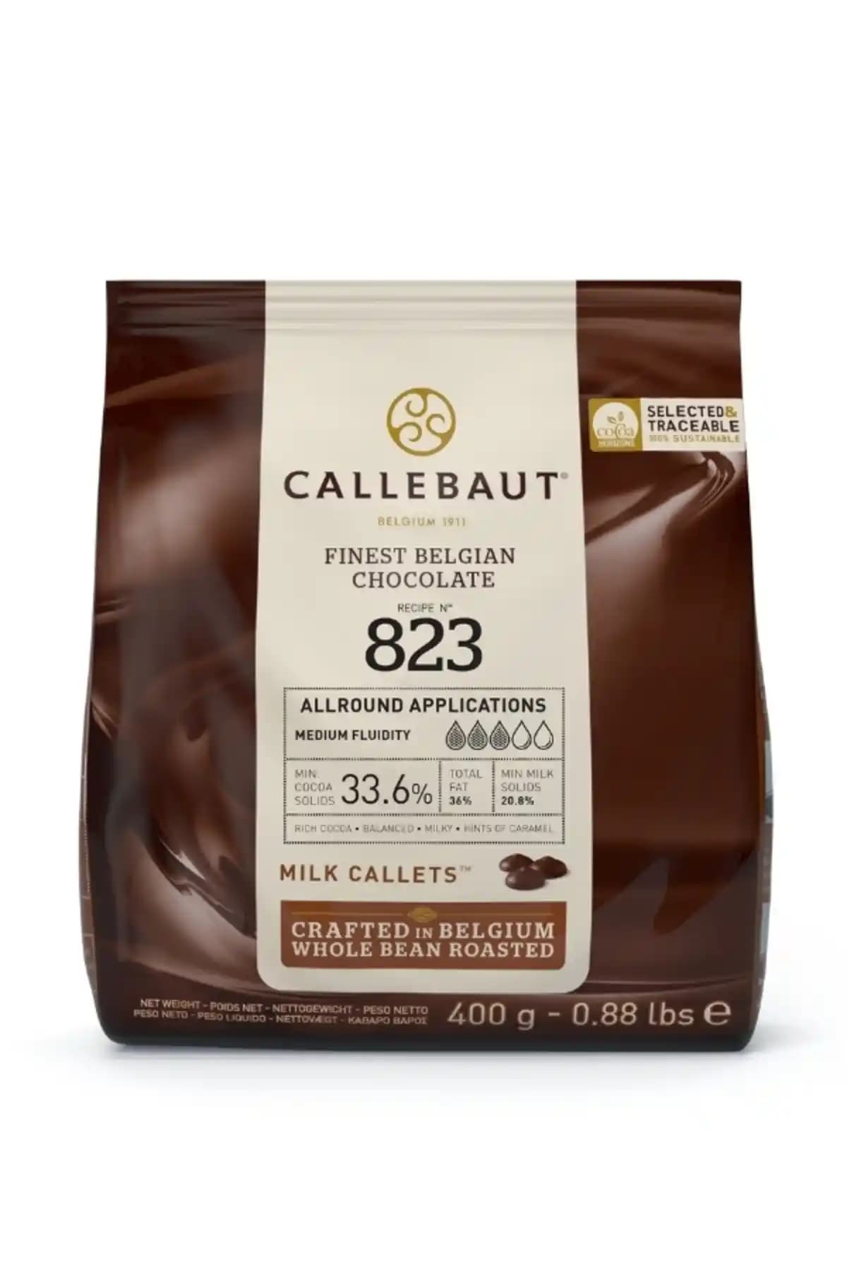 Callebaut 823 Sütlü Kuvertür Drop Çikolata: Yüksek Kalite ve Lezzetli Tatlar