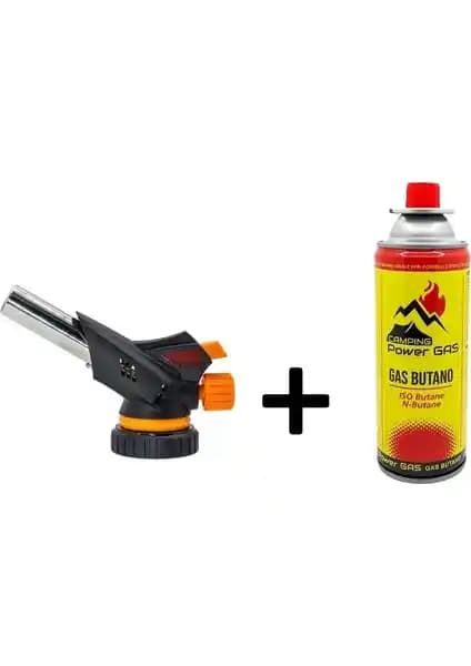 Camping Time Çakmaklı Pürmüz Seti Kamp ve Doğa Aktiviteleri İçin Güvenilir Gaz Kaynağı