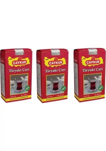 Çaykur Tiryaki Dökme Çay 3'lü 1 kg Paketler ile Kalite ve Geleneksel Lezzet Bir Arada