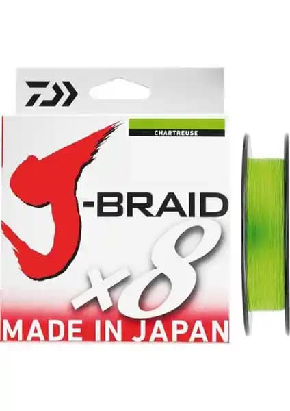 Daiwa J-Braid X8 Chartreuse ve 300MT Olta Misinası Karşılaştırması