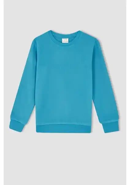 DeFacto Erkek Çocuk Okula Dönüş Bisiklet Yaka Sweatshirt İncelemesi ve Özellikleri