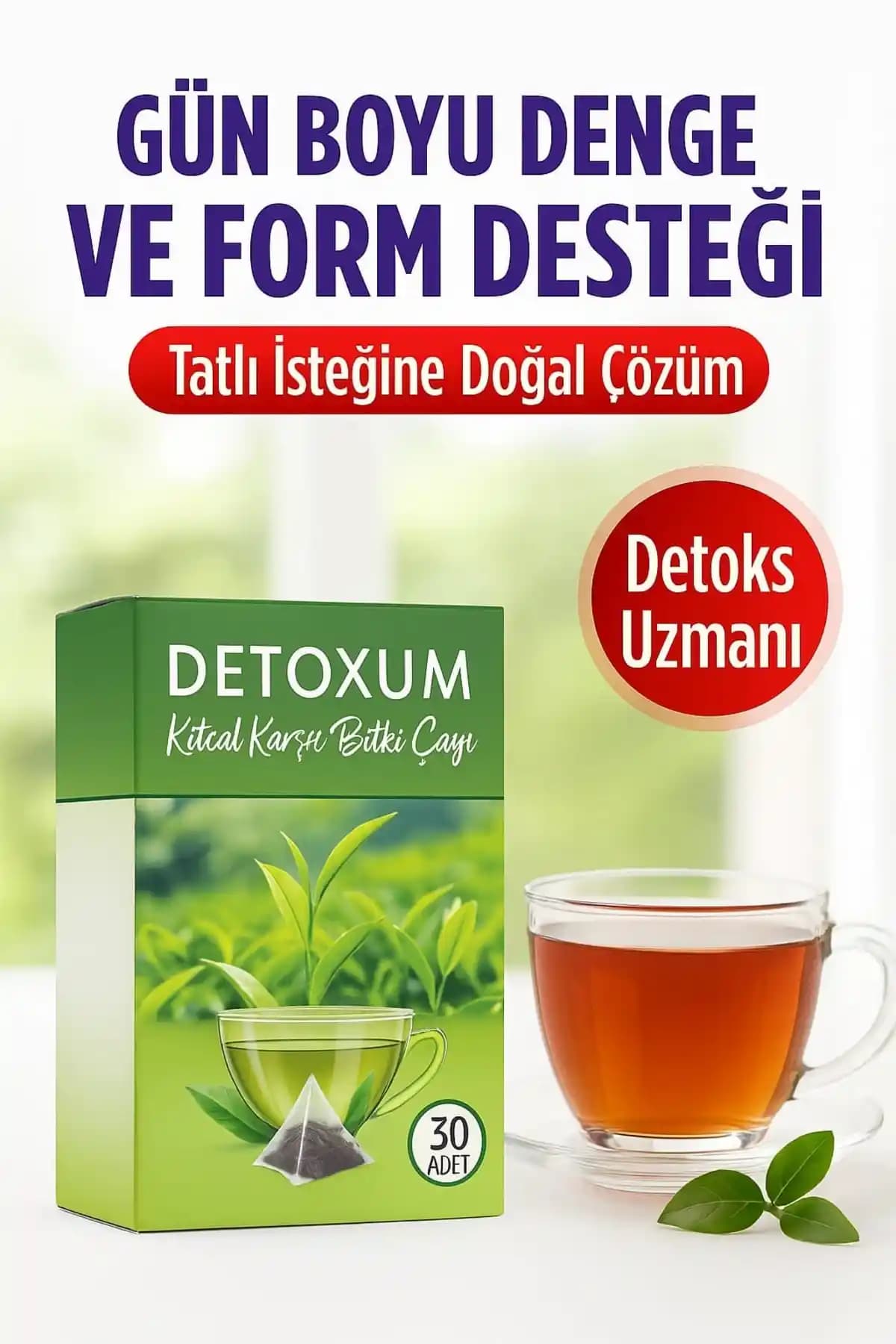 Detoxum Bitki Çayı ile Doğal Zayıflama ve Detoks Destekli Sağlıklı Yaşam