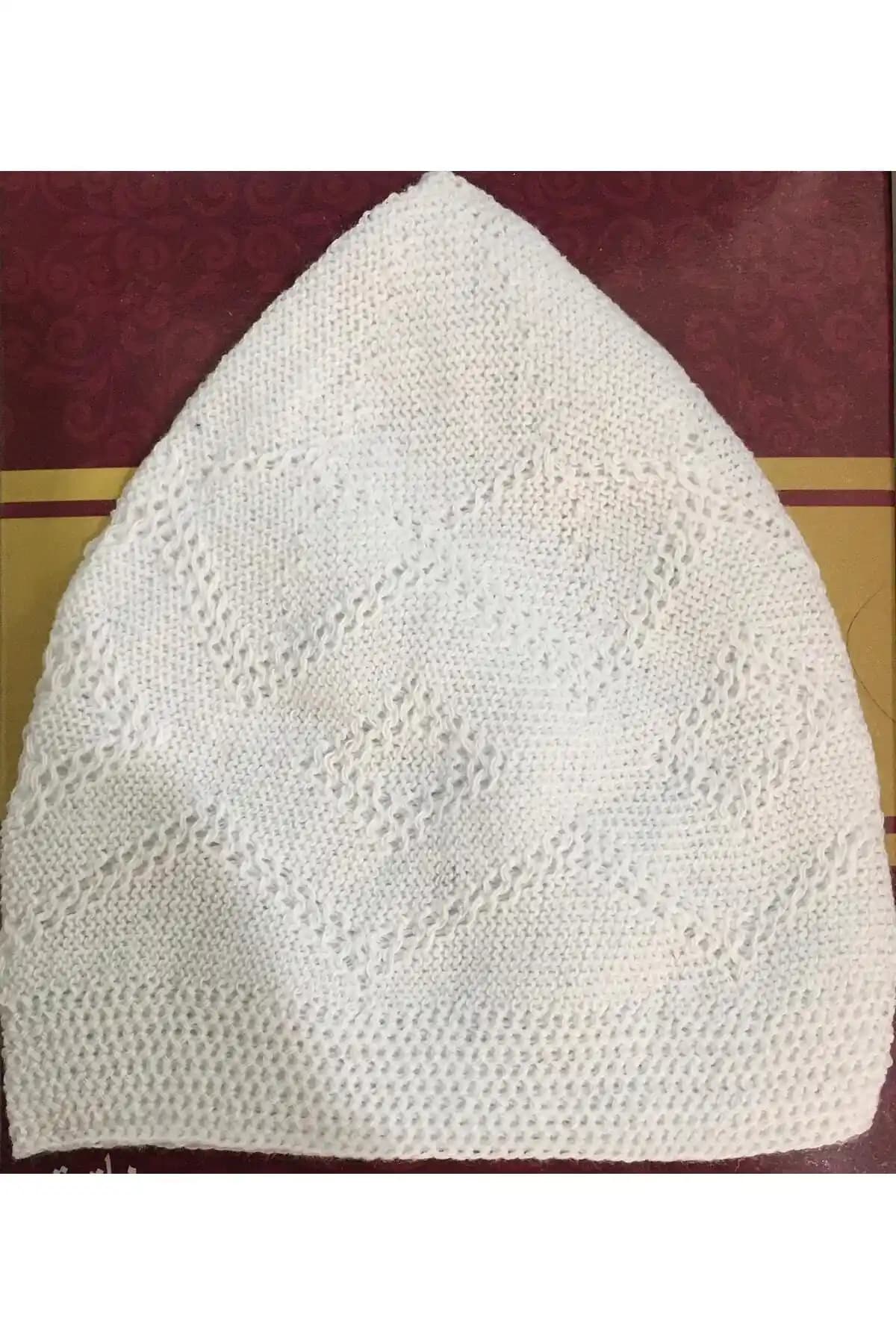 Devhome 6'lı Beyaz Namaz Takkesi Türkiye Menşei Geleneksel ve Şık Tasarım