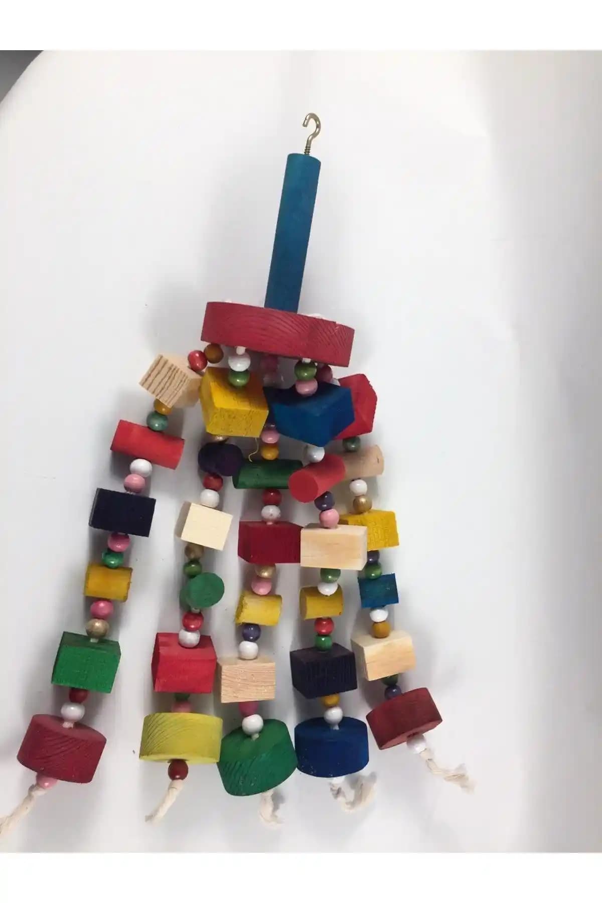 Doğal Ahşap Papağan Stres Oyuncağı: Kemirme ve Eğlence İçin Güvenli Seçenek