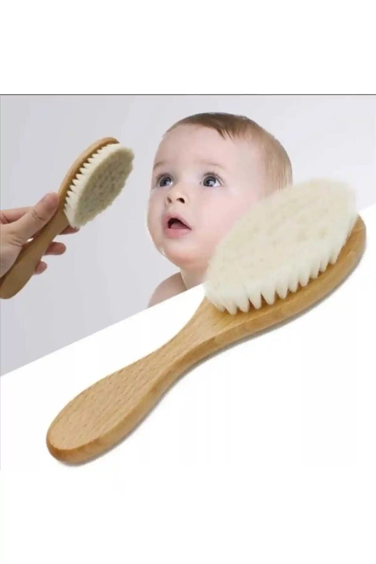 Doğal Keçi Kılı Bebek Saç Fırçası: Güvenli ve Hassas Bebek Bakımı İçin Uygun