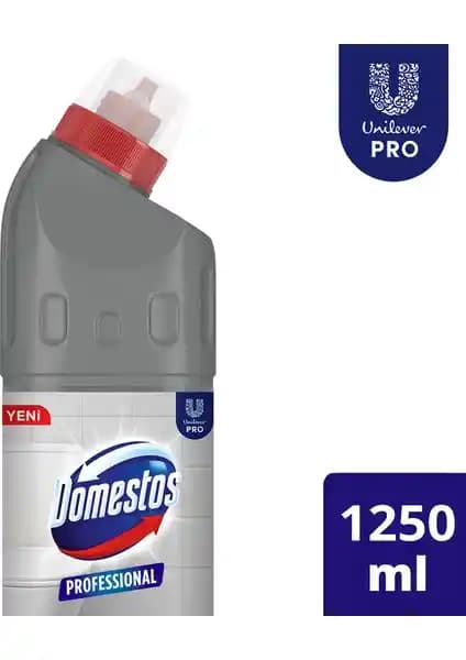 Domestos U-Pro Çamaşır Suyu Professional 1250ml Güçlü Temizlik ve Hijyen Sağlayan Ürün