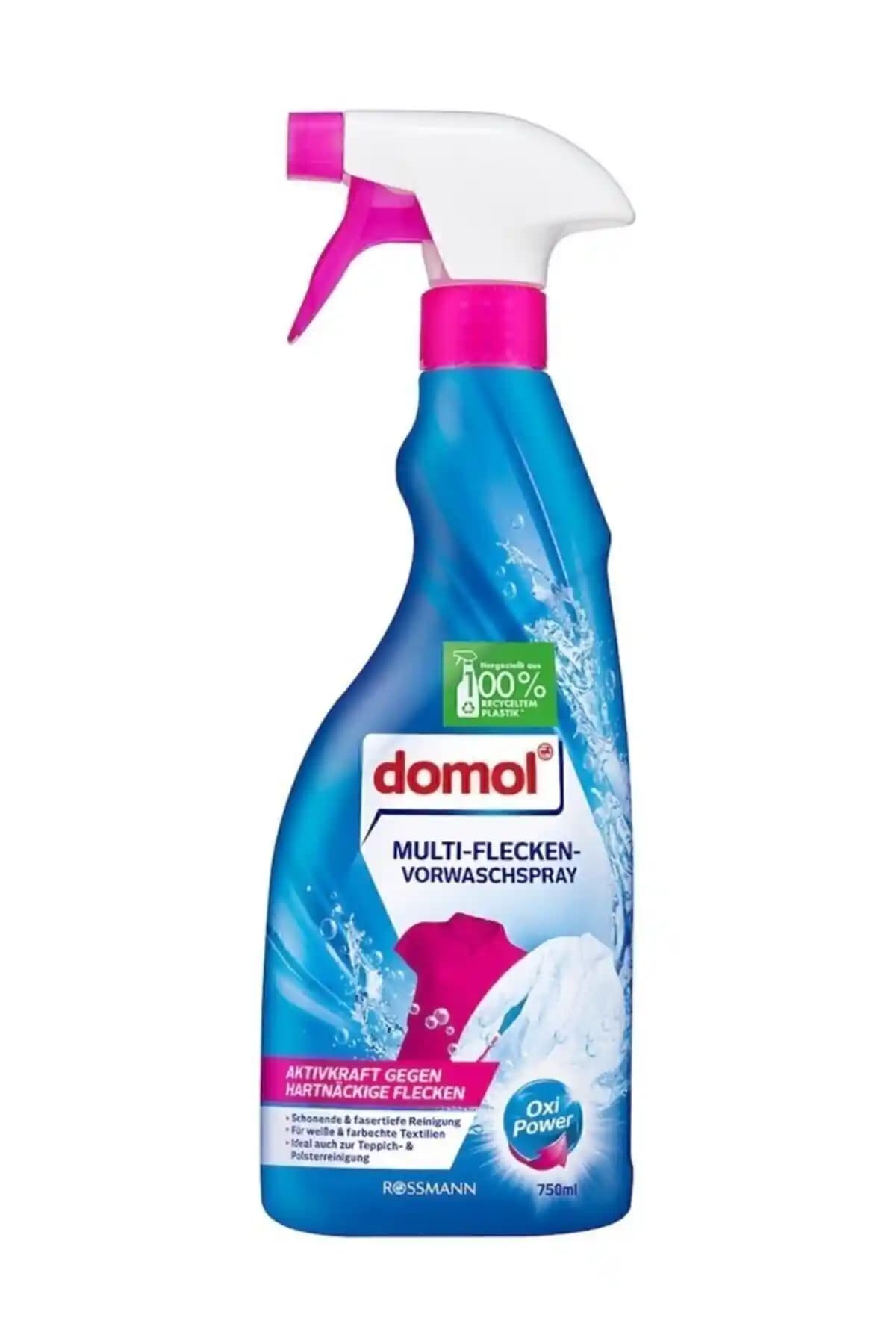 Domol Leke Çıkarıcı Sprey Yıkama Öncesi Güçlü ve Güvenilir Temizlik Çözümü