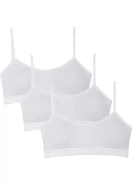 Dondeza 3'lü Genç Kız Pedli Ip Askı Yarım Atlet Büstiyer Karşılaştırması