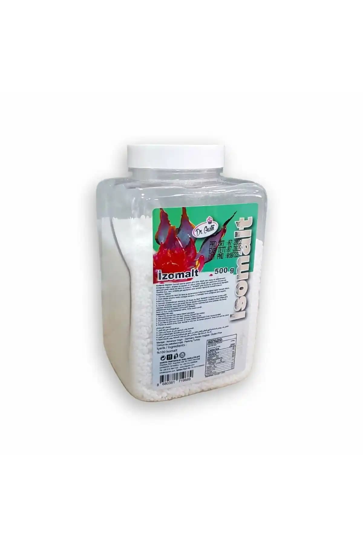 Dr. Gusto END. ISOMALT ST-PF 500 GR: Pastacılık ve şekerleme için yüksek saflıkta isomalt ürünü