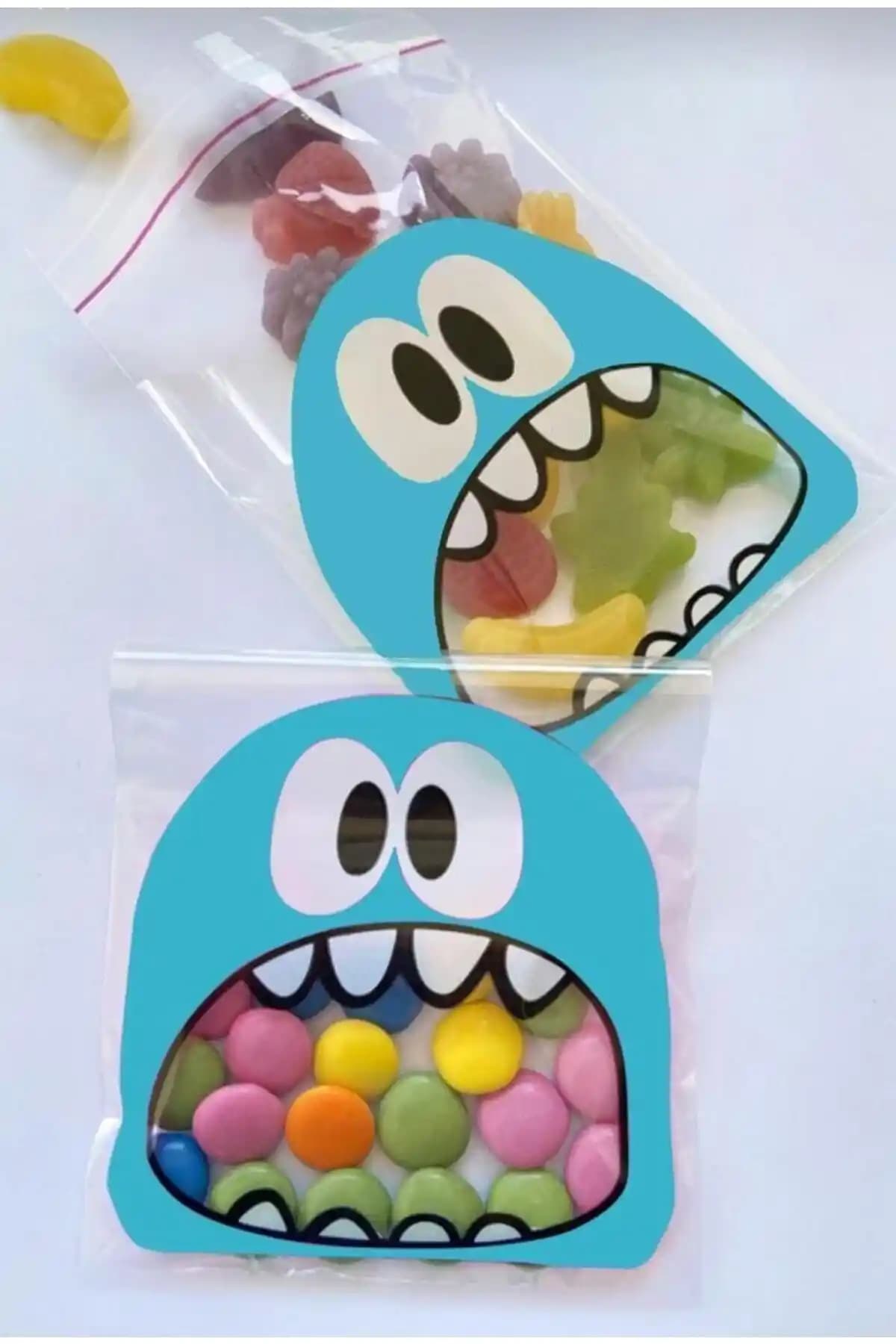 Elizberen Bantlı Şeffaf Desenli Poşet: Şık ve Dayanıklı Küçük Paketleme Çözümü