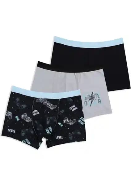 Erkek Çocuk İç Giyim: Pamuklu Uzay Baskılı ve Empirme Desenli Boxer Karşılaştırması