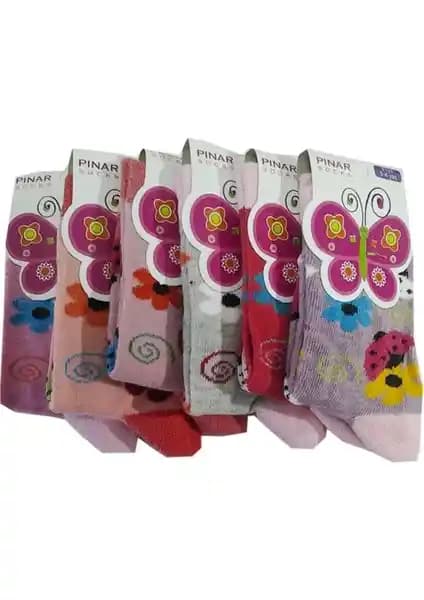 Ertuğ Kız Çocuk Çorap 6'lı Paket Asorti Kalite ve Konfor Sunar