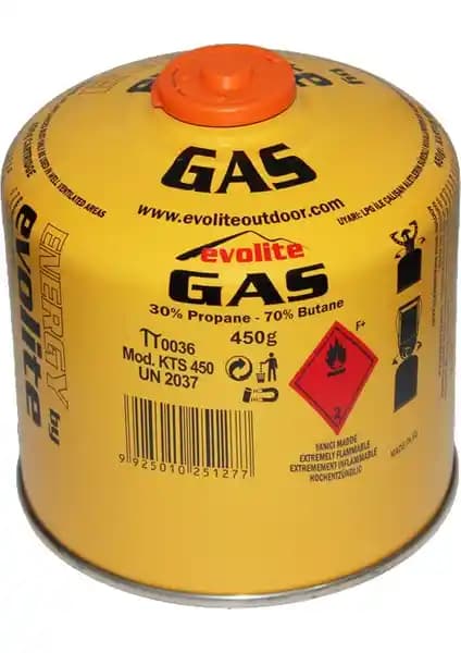 Evolite 450 Gr Vidalı Kamp Gazı: Yüksek Performanslı ve Güvenilir Gaz Tüpleri
