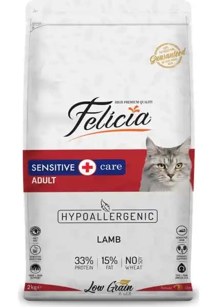 Felicia Az Tahıllı 12 kg Kuzu Etli Yetişkin Hipoalerjenik Kedi Maması