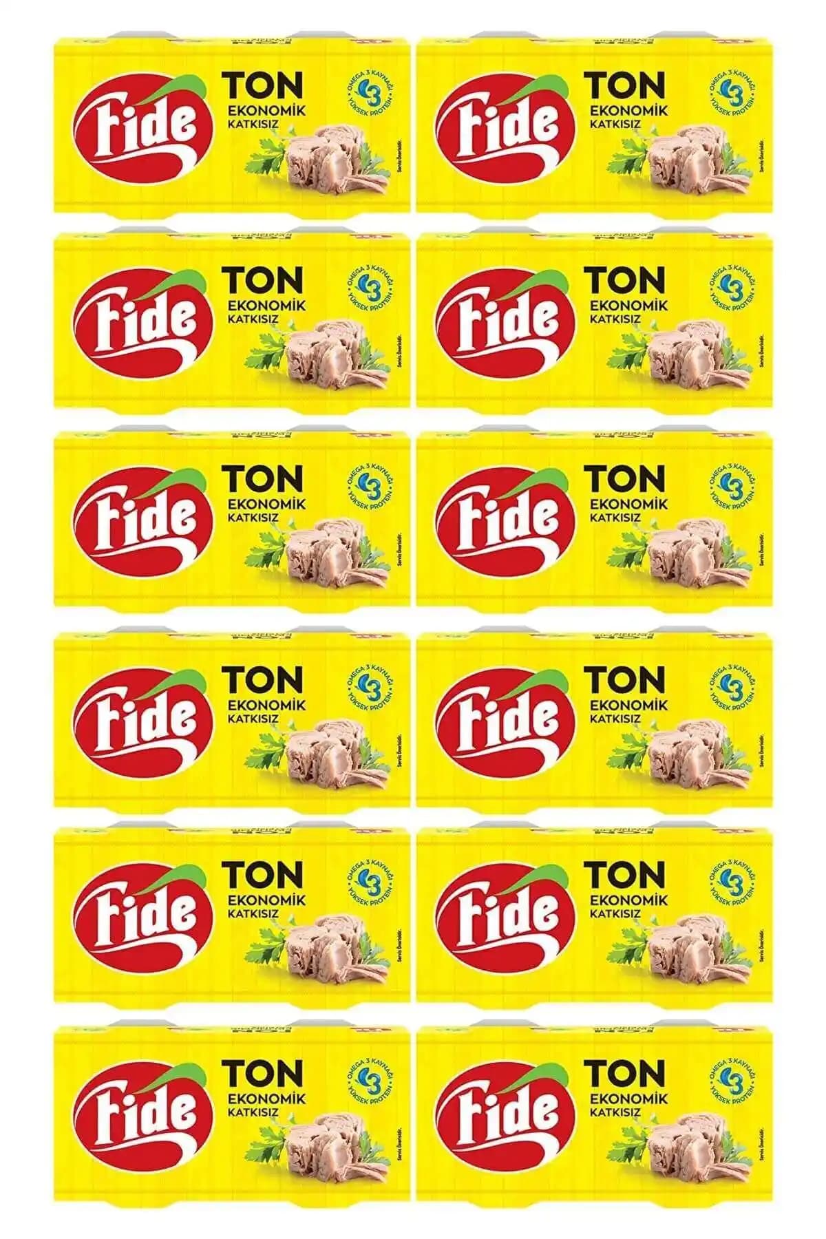 Fide Fide Ekonomik Ton Balığı 24 x 160 g - Sağlıklı ve Sürdürülebilir Deniz Ürünü Seçeneği