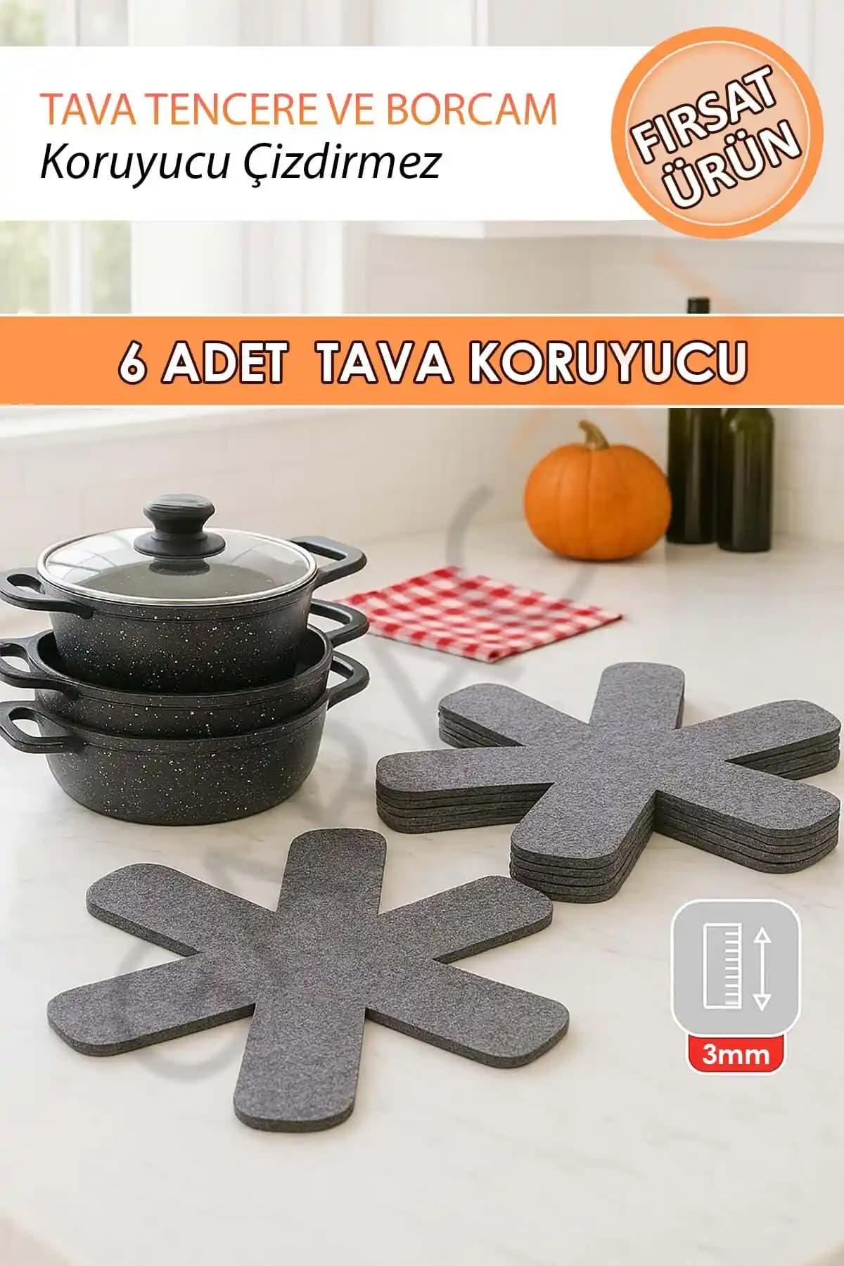 Garaccu Keçe Koruyucu Seti ile Mutfaklarınızda Koruma ve Düzen Sağlayın