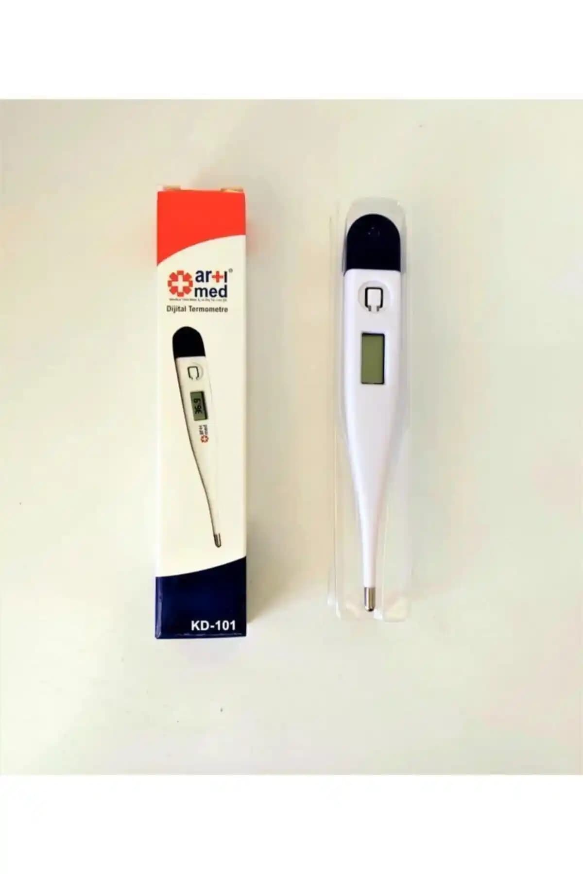 Genel Markalar Dijital Ateş Ölçer Kalem Tipi Hızlı ve Hafıza Fonksiyonlu Sağlık Cihazı