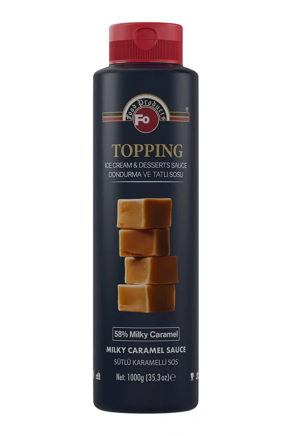 Genel Markalar Karamel Aromalı Dondurma Sosu 1 kg – Doğal ve Lezzetli Tatlı Sosu