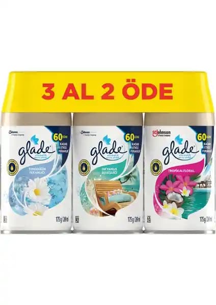 Glade Otomatik Sprey Yedekleri: Tropikal ve Okyanus Temalı Ferahlatıcı Kokular