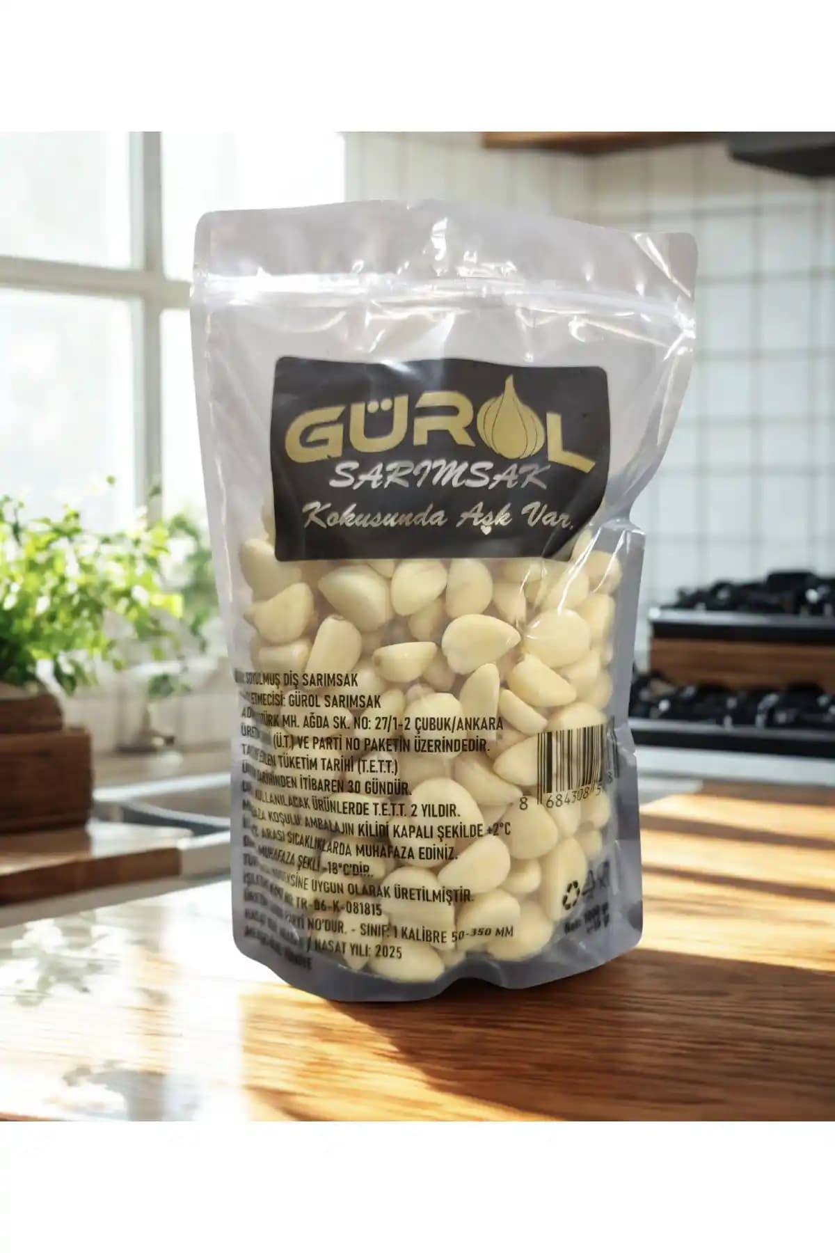 Gürol Sarımsak 1 Kg Doğal, Pratik ve Taze Sarımsak, Gaziantep Menşei ve Kaliteli Ürün