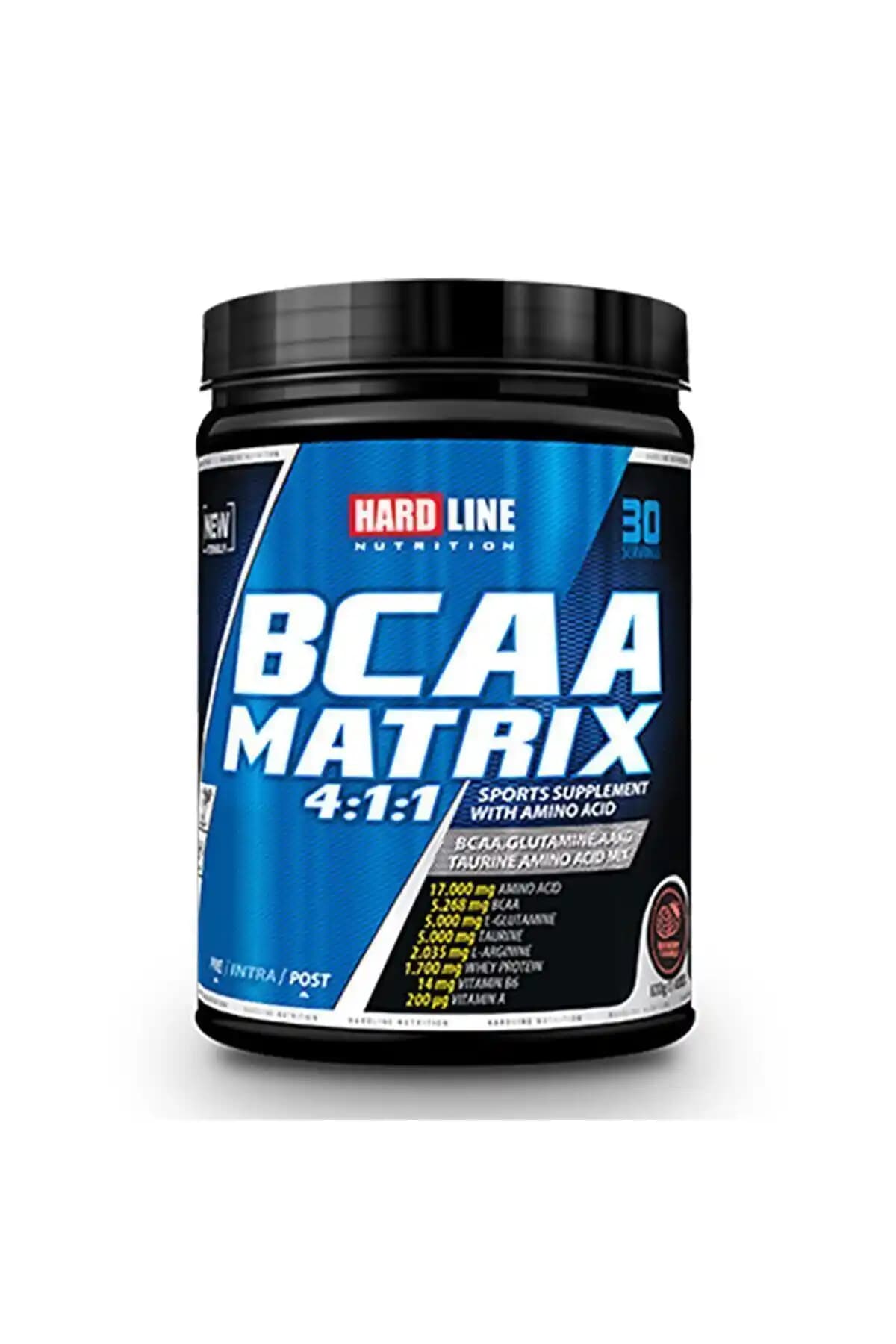 Hardline BCAA Matrix Böğürtlen Aromalı Spor Takviyesi Kas Gelişimi ve Performans Artırıcı