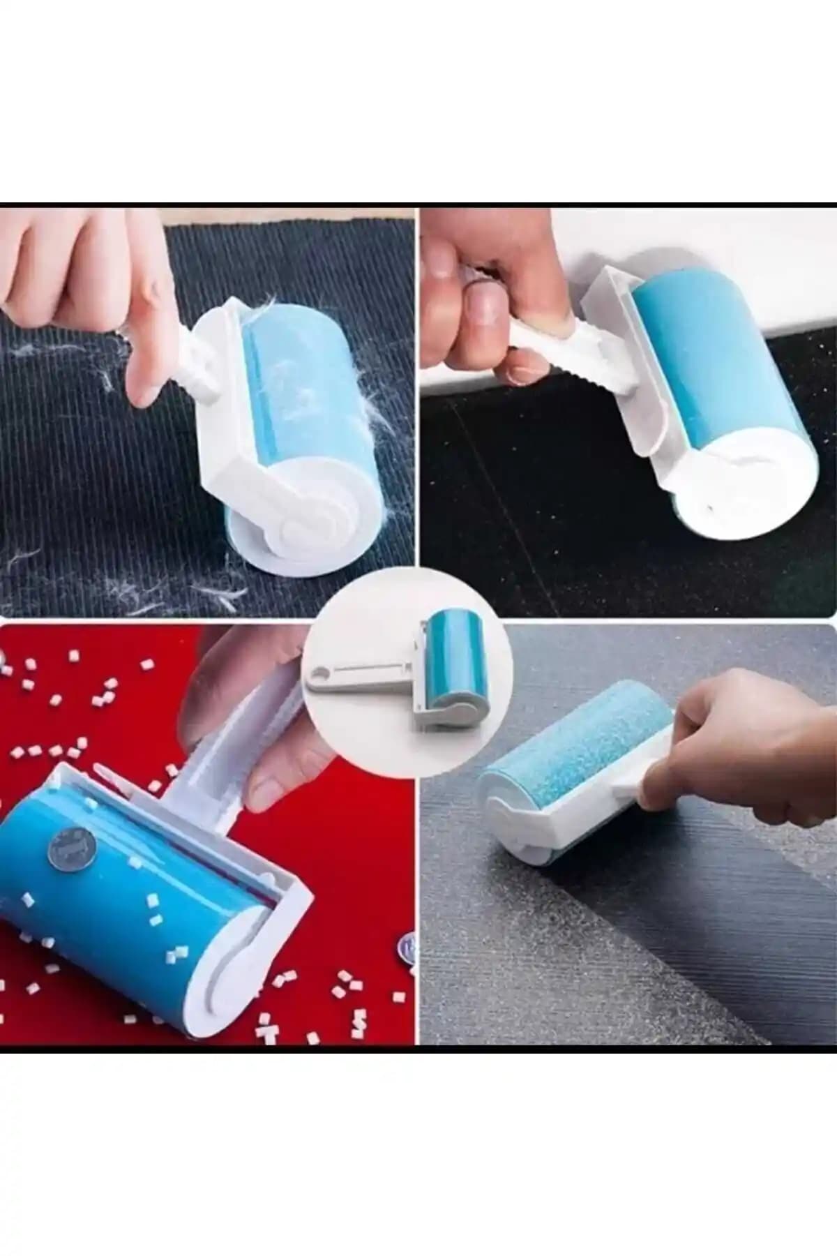 Hurricane Fur Wizard Yıkanabilir Tüy ve Toz Toplayıcı Rulo Ev ve Ofis Temizliği İçin