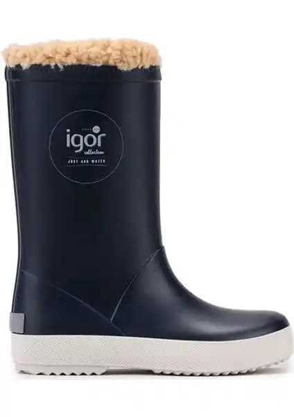 Igor SPLASH NAUTICO BORREGUITO Erkek Çocuk Lacivert Kürklü Yağmur Çizmesi Özellikleri ve Kullanım