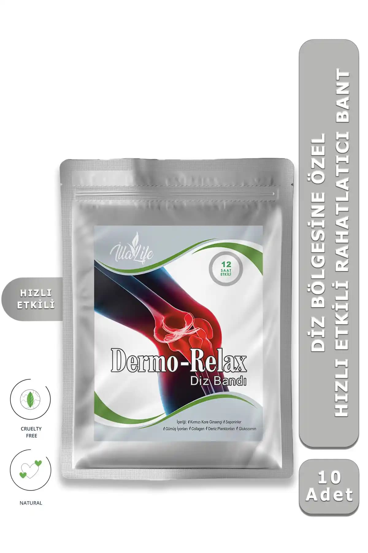 İlla Life Dermo Relax Diz Bandı: Hızlı Etkili Soğutucu ve Rahatlatıcı Destek Ürünü