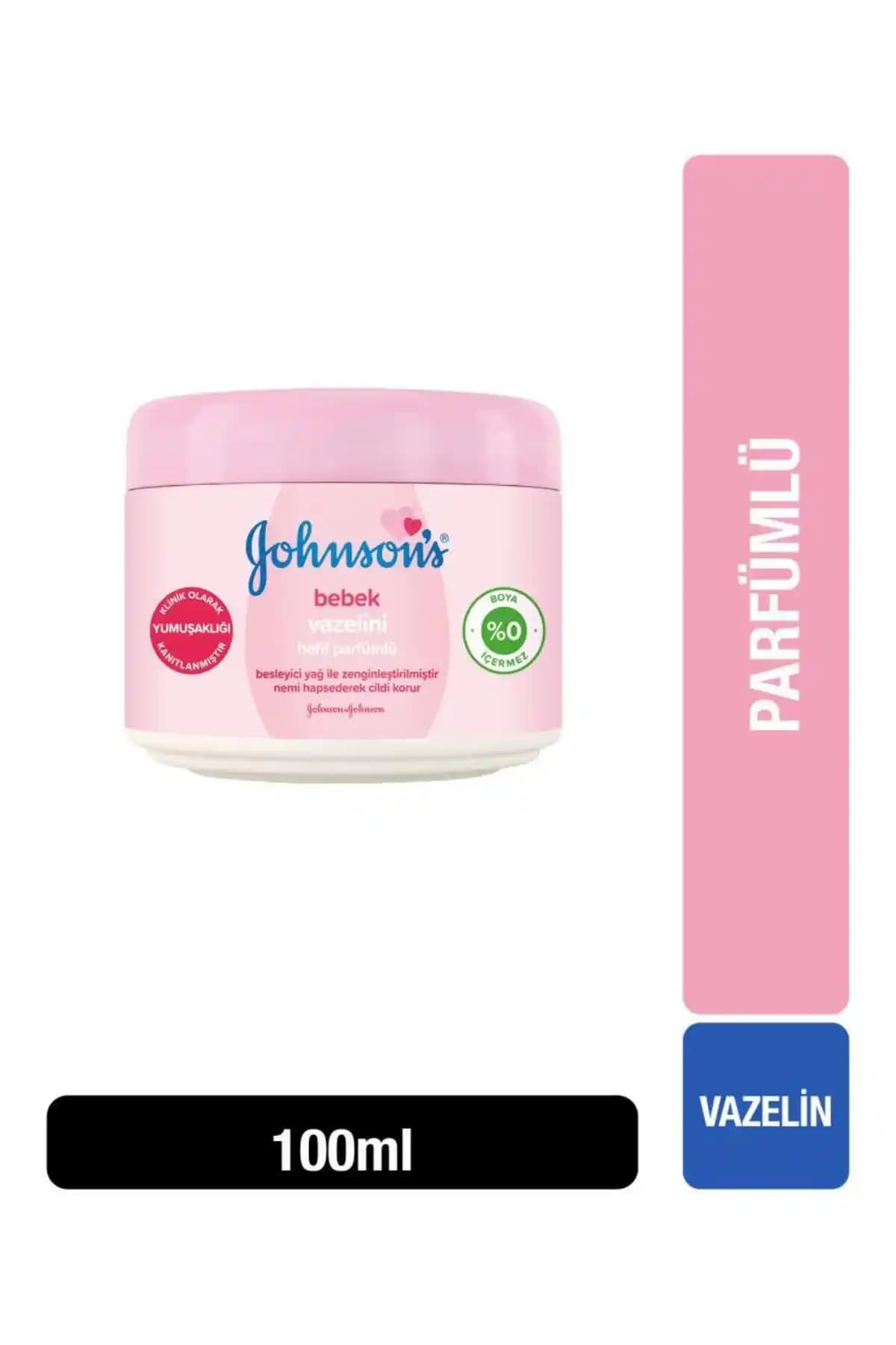 Johnson's Hafif Parfümlü Vazelin 250 ml çift paket ile doğal ve etkili cilt bakımı