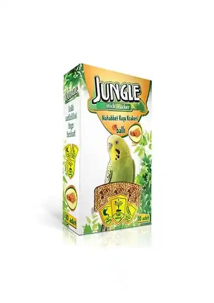 Jungle Tava Kraker 10Lu Muhabbet Kuşları İçin Doğal ve Sağlıklı Atıştırmalık