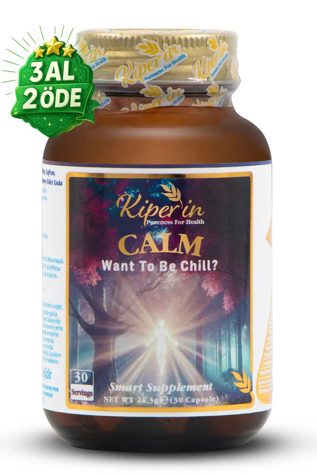 Kiperin Calm Relax Passiflora: Doğal ve Güvenilir Stres ve Uyku Desteği Ürünü