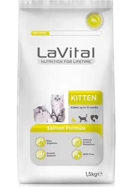La Vital Kitten Somonlu Yavru Kedi Maması: Sağlıklı Gelişim İçin Dengeli Beslenme