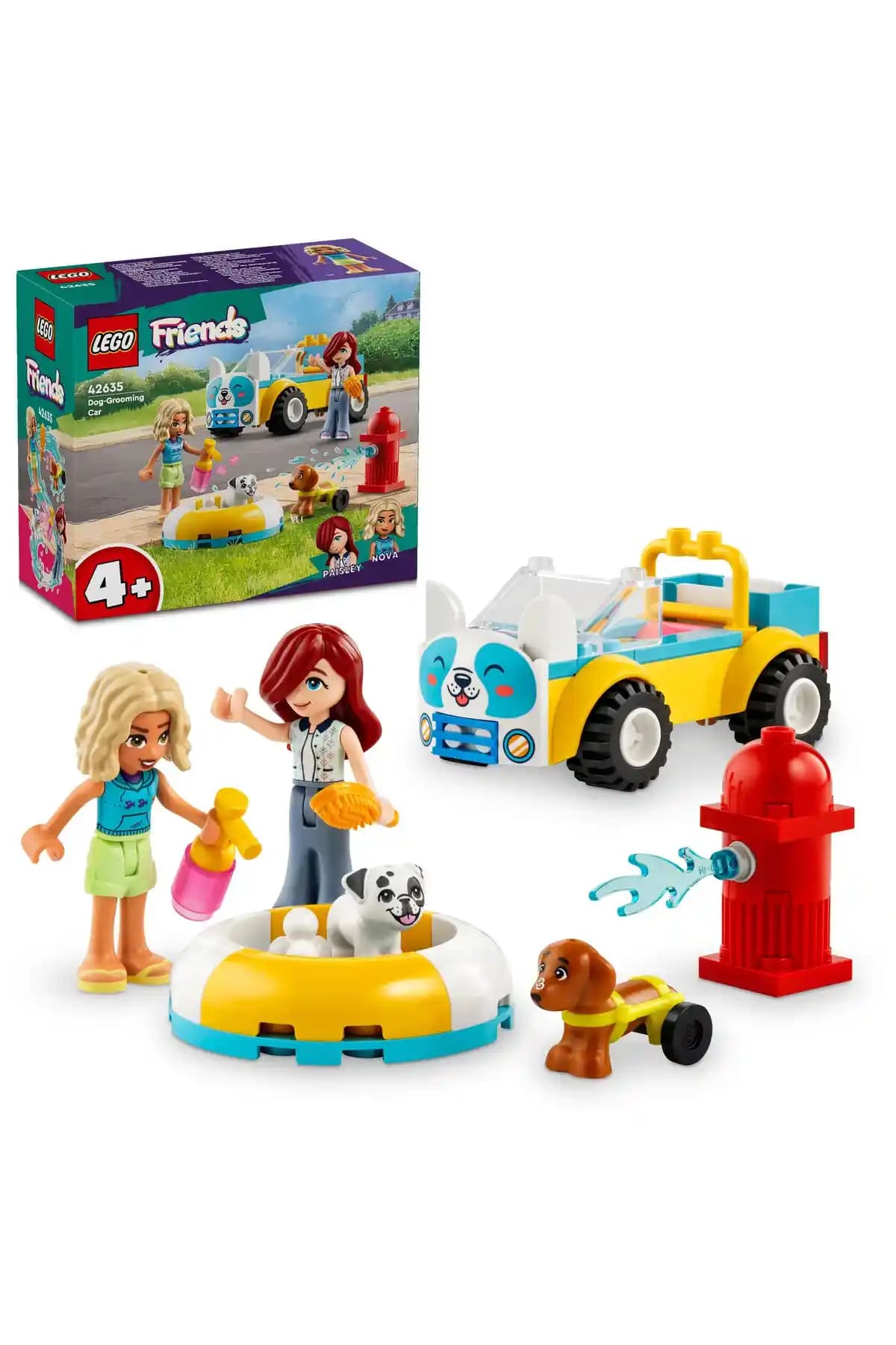 LEGO Friends Köpek Kuaförü Arabası 42635 Çocuklar İçin Yaratıcı ve Eğlenceli Oyuncak Seti
