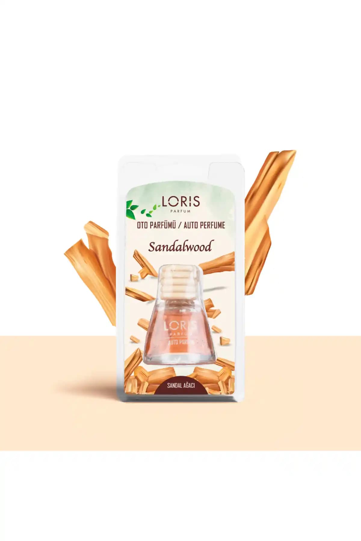 Loris Sandal Ağacı Dekoratif Araç Kokusu: Doğal Ferahlık ve Uzun Süreli Koku Sağlar