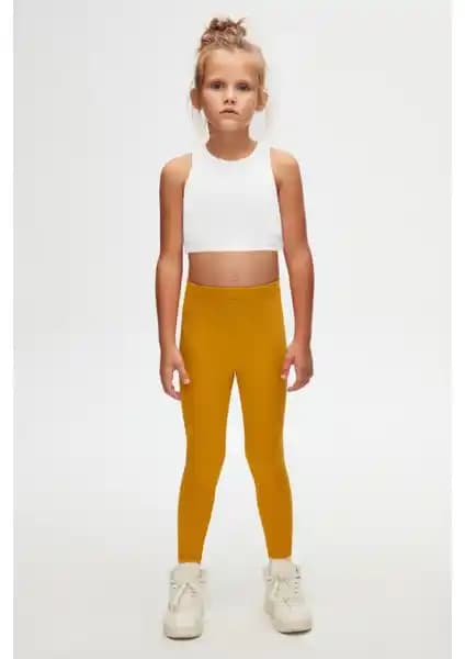 Lovetti Hardal Basic Kız Çocuk Kışlık Tayt: Konfor ve Şıklık Sunan Dayanıklı ve Esnek Tasarım