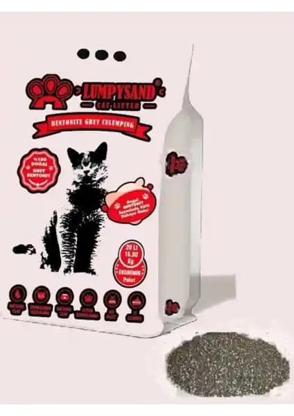 Lumpysand Gri Sodyum Bentonit Kedi Kumu: Doğal ve Yüksek Performanslı Temizlik Çözümü