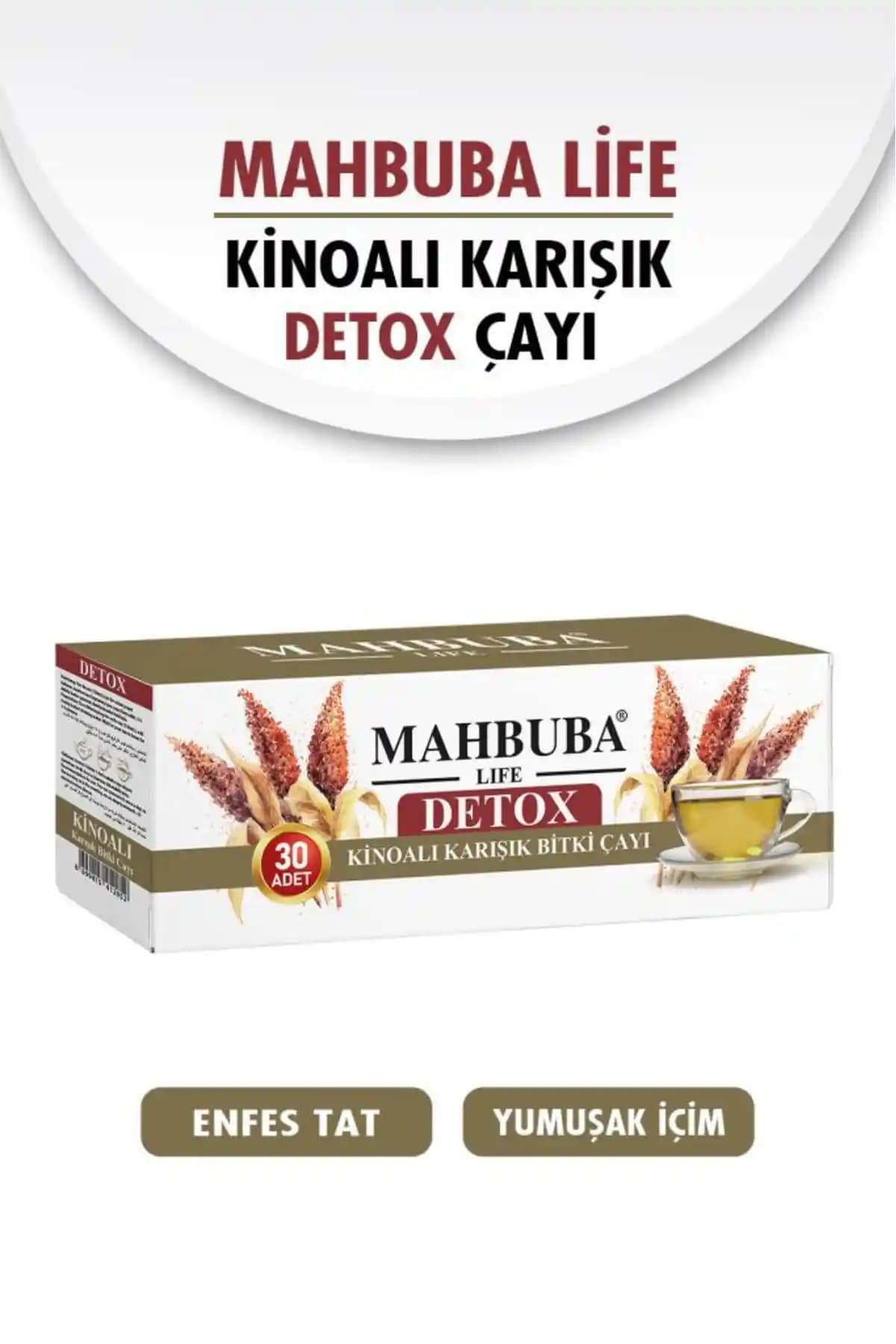 Mahbuba Kinoalı Karışık Bitki Çayı Sağlıklı Yaşam ve Detoks Destekleyici Özellikler
