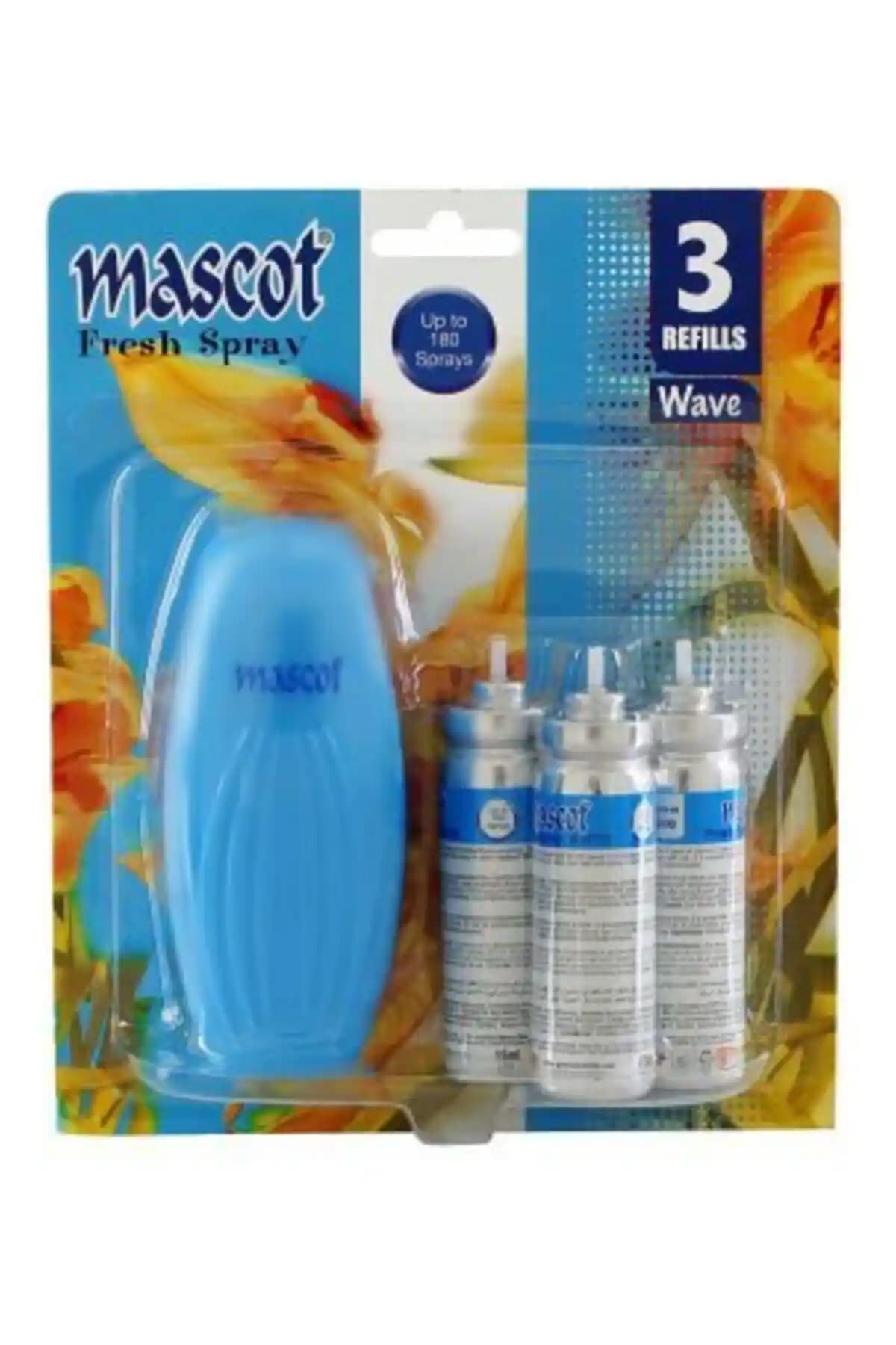 Mascot Fresh Sprey Set Wave 3 Yedekli: Pratik ve Ferahlatıcı Atmosfer Sağlar