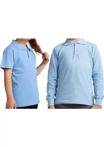 Mavimoure Unisex Polo Yaka 2'li T-Shirt: Şıklık ve Konforun Buluşması