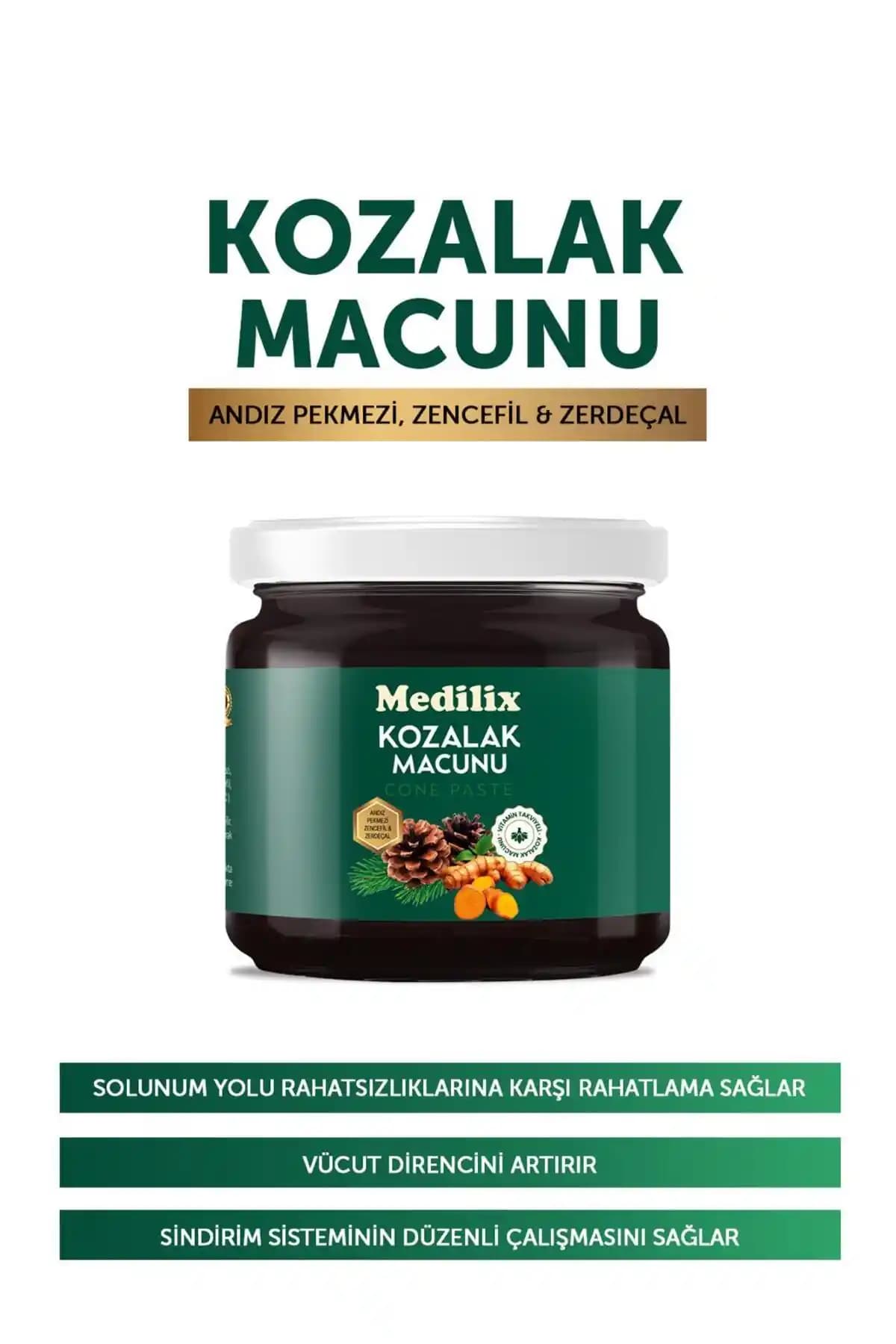 Medilix Kozalak Macunu Anıza Pekmezi Doğal Bağışıklık Güçlendirici ve Sağlık Destekçisi
