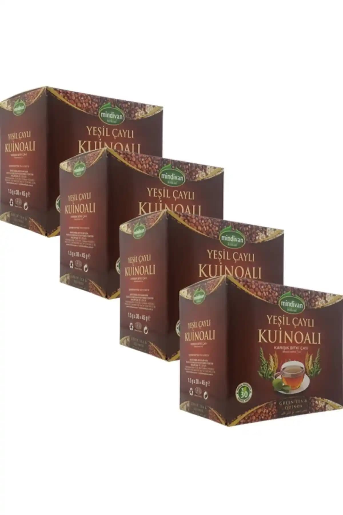 Mindivan Yeşil Çaylı Kinoa Karışık Bitki Çayı: Doğal ve Sağlıklı İçeriğiyle Günlük Enerji ve Rahatlama Sağlar