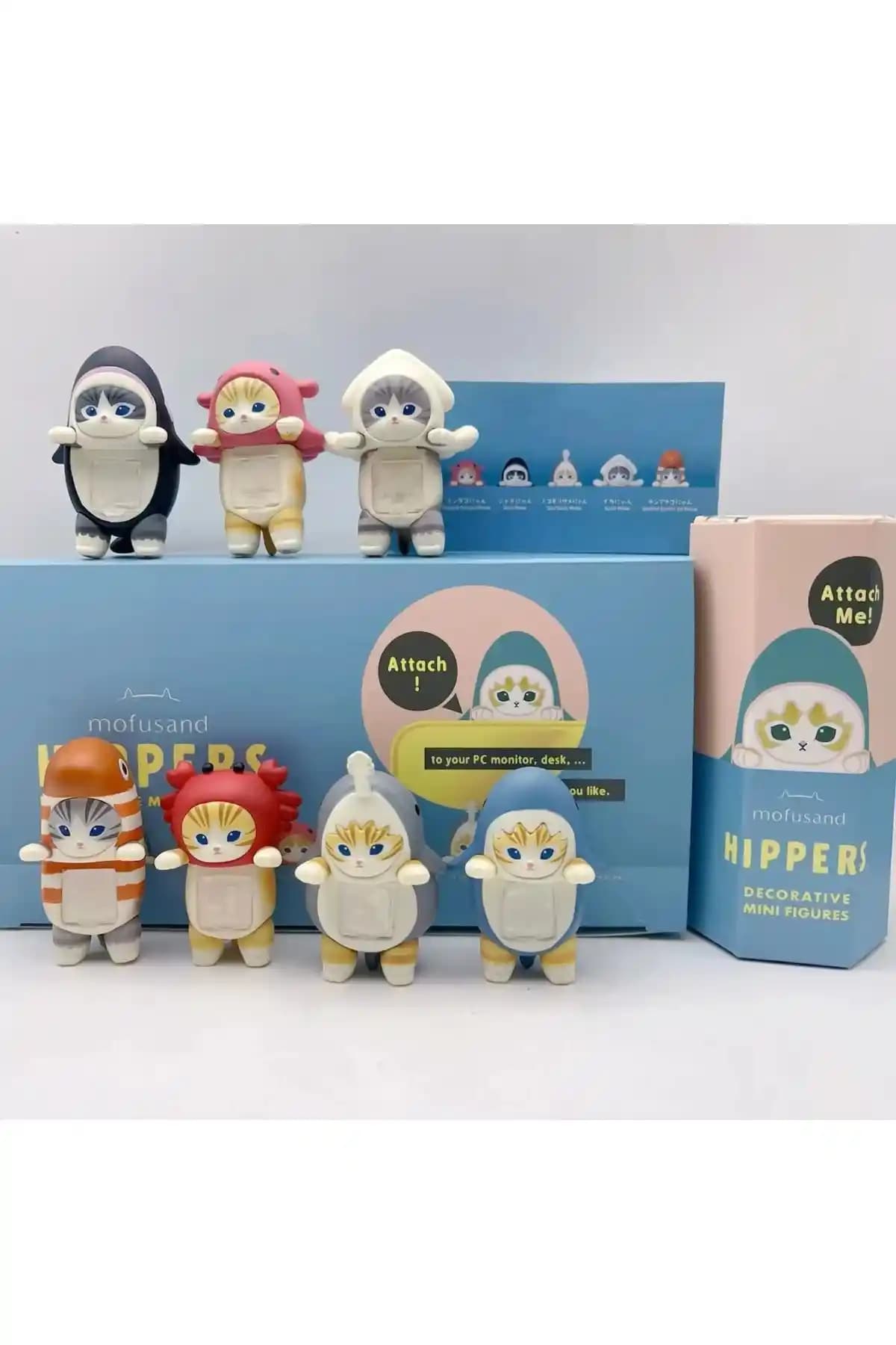 Mofusand Hippers Sürpriz Figür Koleksiyon ve Dekorasyon İçin Uygun Çekici Bir Seçenek
