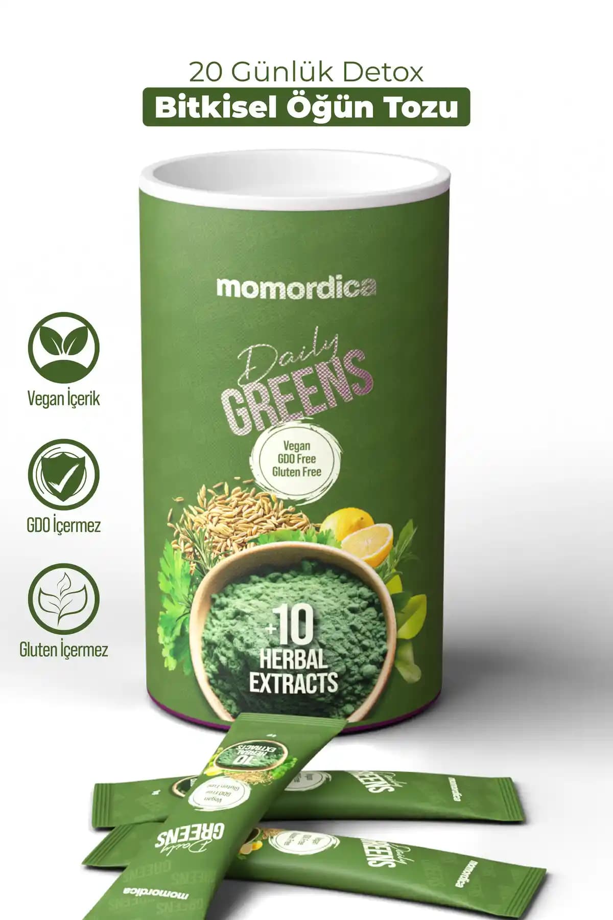 Momordica Daily Greens Doğal Bitki Takviyesi Sağlıklı Yaşam İçin Güçlü Bir Destek