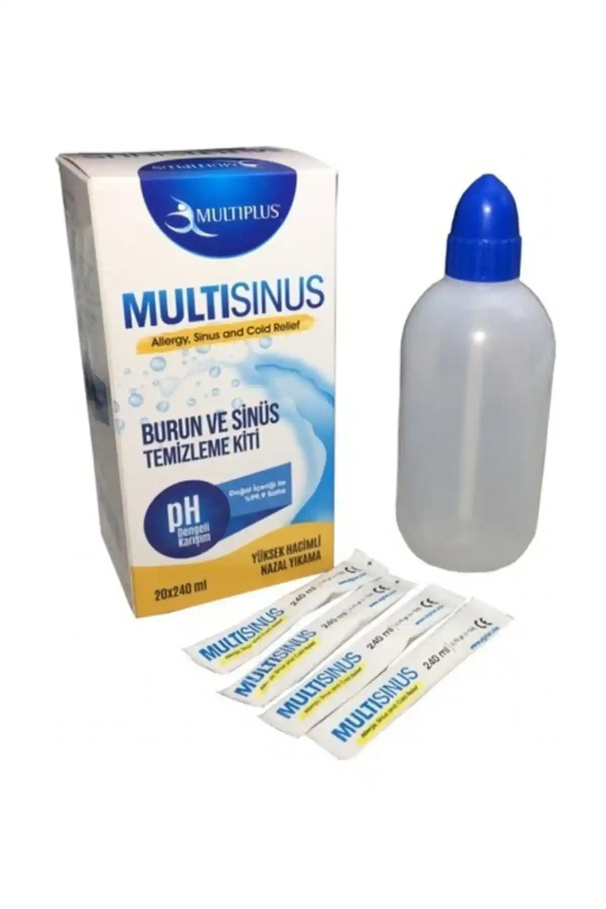 Multiplus Burun ve Sinüs Temizleme Kiti: Etkili Solunum Rahatlatıcı Çözüm