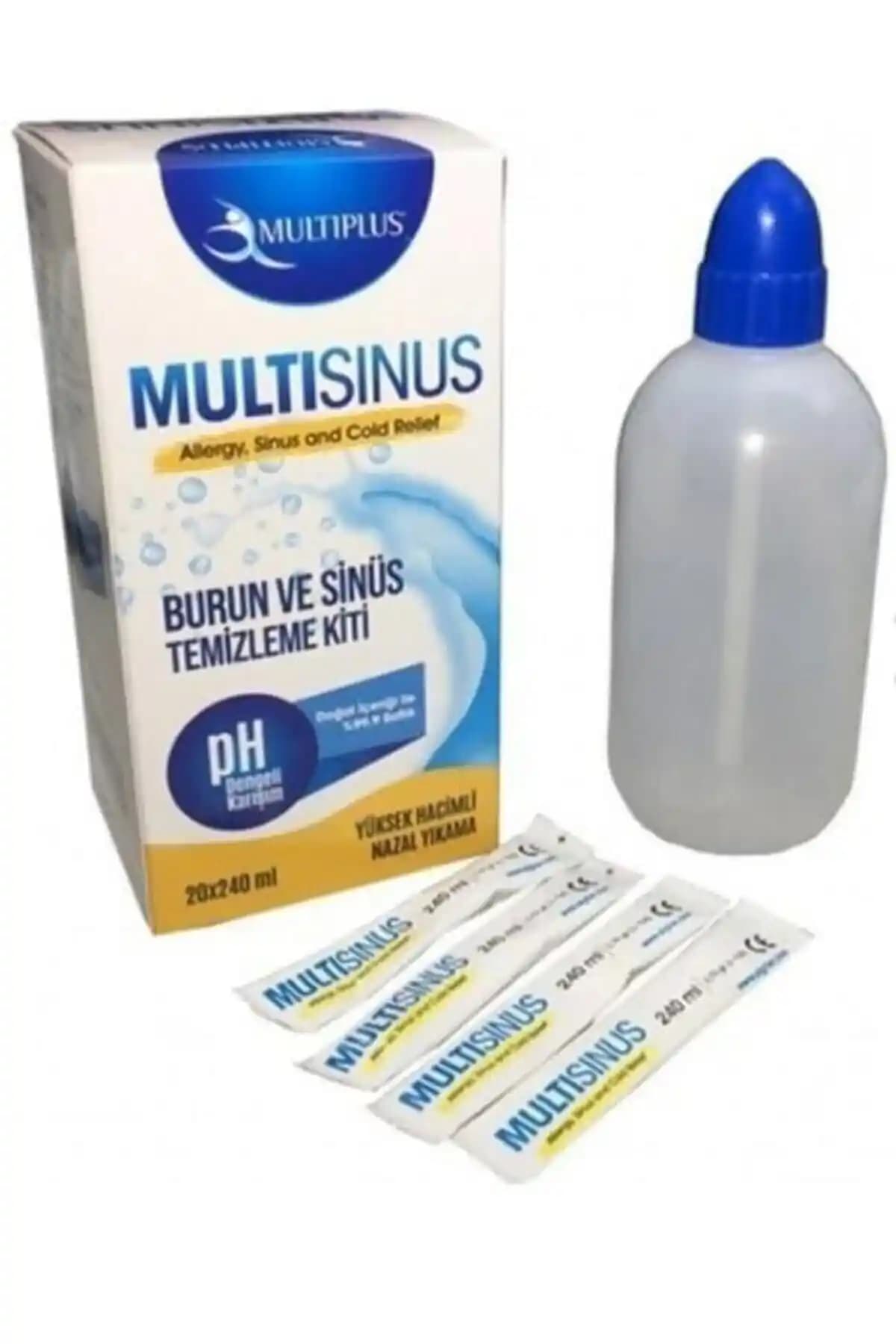 Multiplus Burun ve Sinüs Temizleme Kiti Türkiye Menşei Güvenilir Bir Burun Hijyeni Çözümü