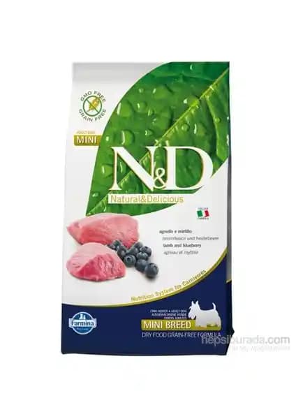 N&D Kuzu Etli Yaban Mersini Tahılsız Yetişkin Mini Irk Köpek Maması Ürün İncelemesi ve Özellikleri