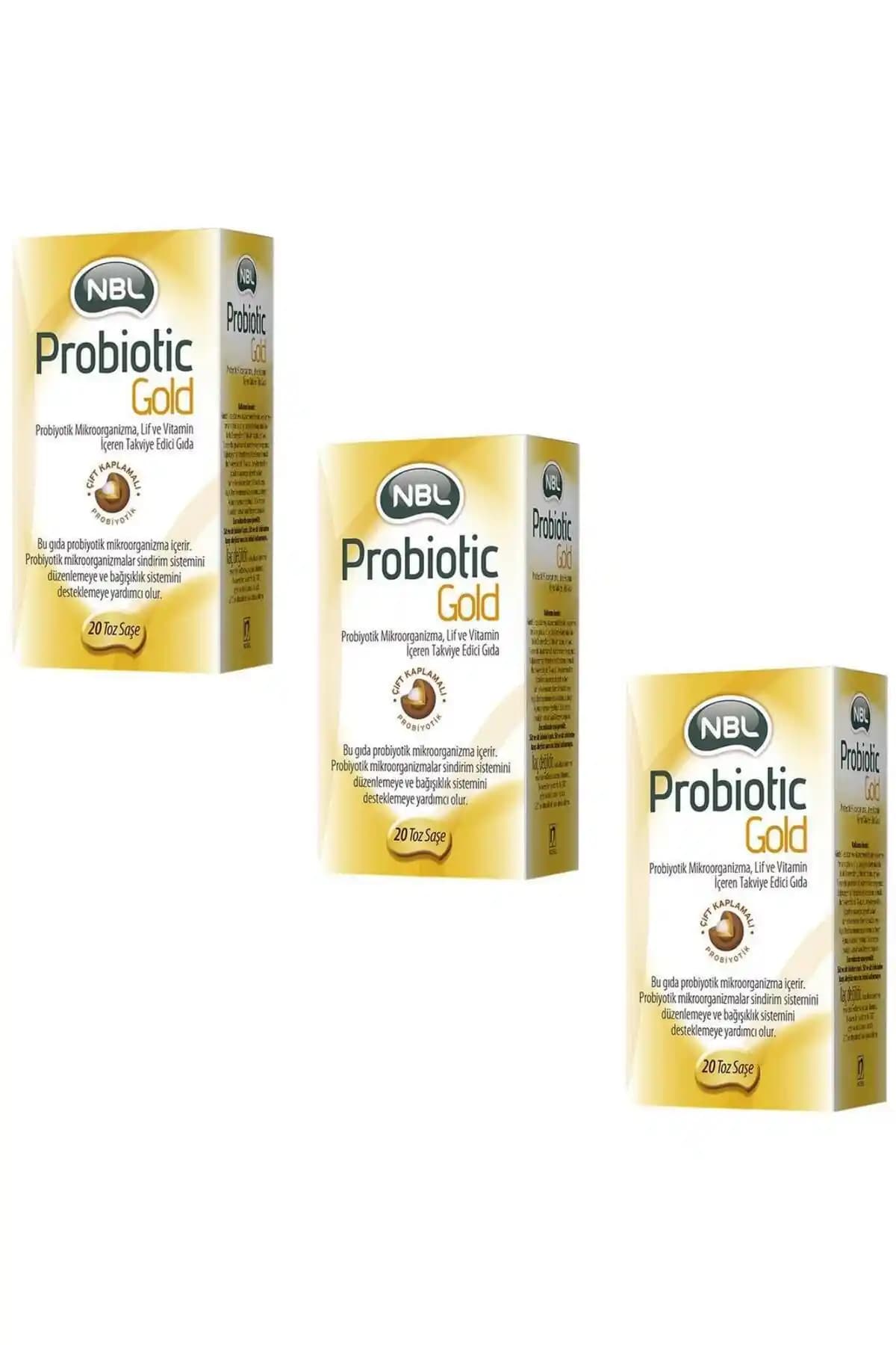 NBL Probiotic Gold 20 Şase Bağışıklık ve Sindirim Sağlığı Destekleyici Takviye